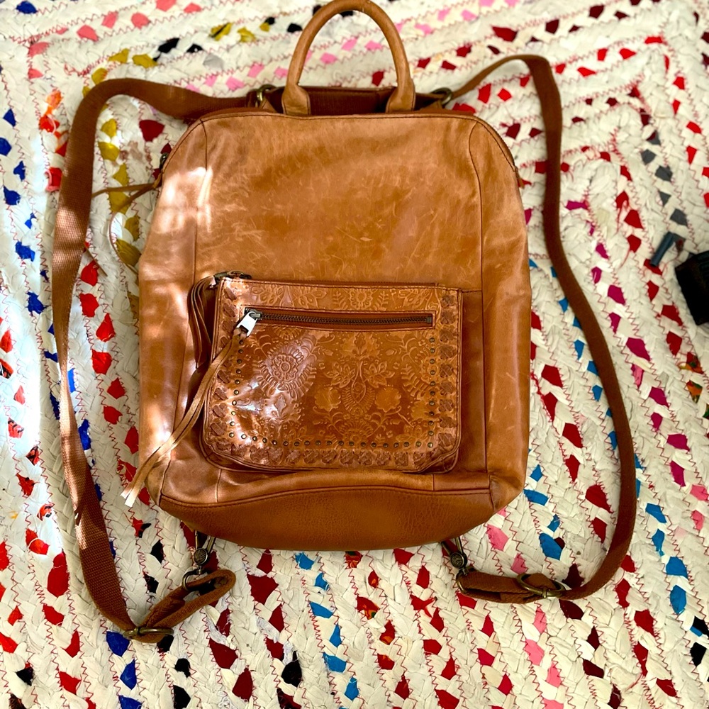 The Sak Leather gorgeous backpack with laptop sleeve *see description